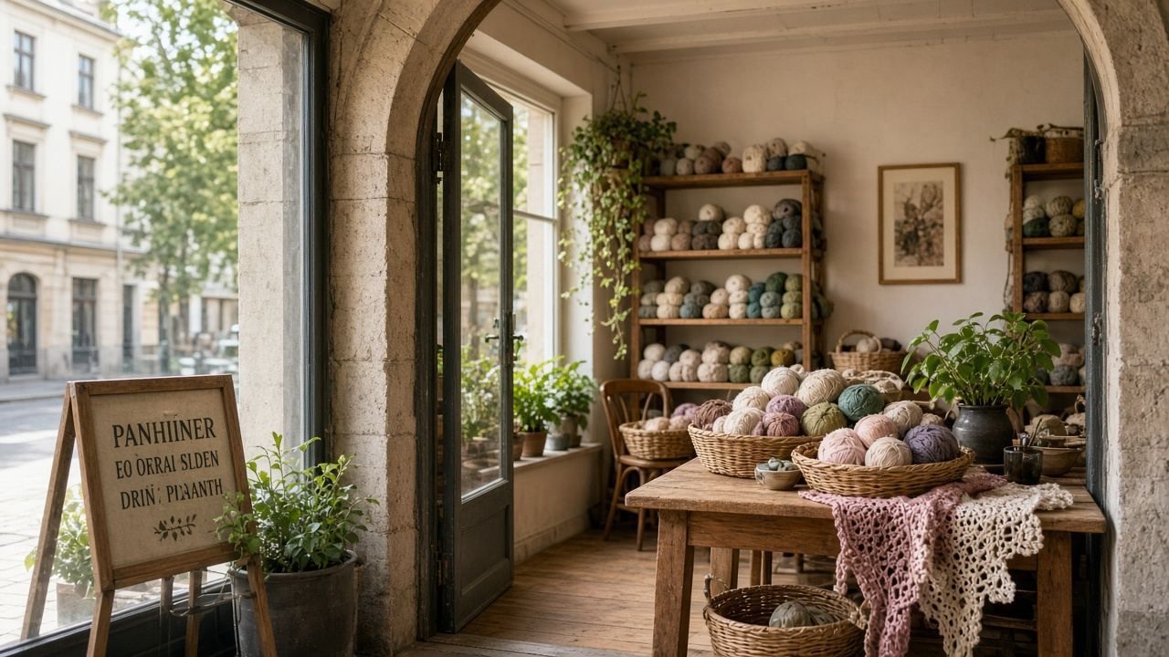 Knitting / crochet atelier at Knitting Warmcrest